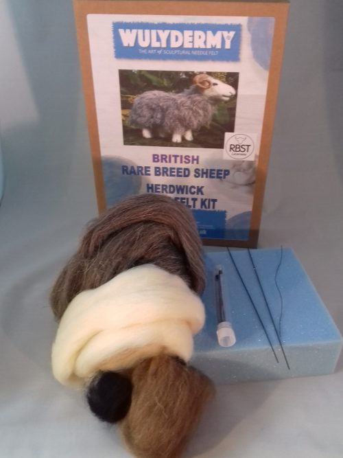 Herdwick Needle Felt Kit British Rare Breed Wool